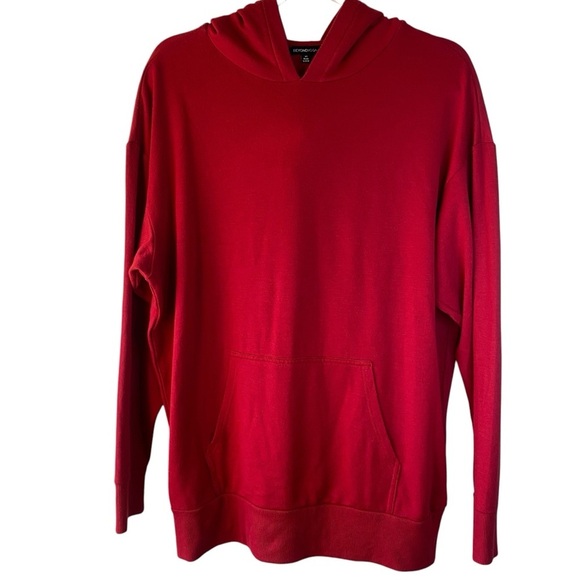 Beyond Yoga Cozy Fleece Go Getter Hoodie in Currant Red SZ XS - Picture 1 of 9